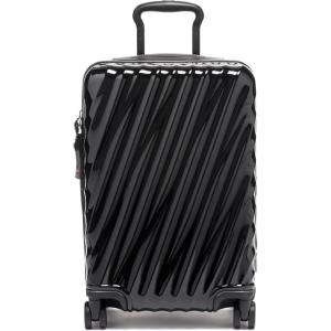 TUMI – 19 Degree International Expandable 4 Wheeled Carry-On – Hard Shell Suitcase – 21.8″ X 14.0″ X 9.0″ – Matte Black Texture(Black)