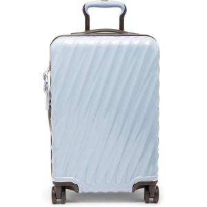 TUMI – 19 Degree International Expandable 4 Wheeled Carry-On – Hard Shell Suitcase – 21.8″ X 14.0″ X 9.0″ – Matte Black Texture(Halogen Blue)