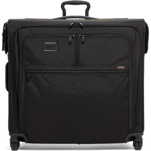 TUMI – Alpha Extended Trip 4 Wheeled Garment Bag – 4-Wheeled Clothing Bag for Hanging Suits, Dresses & Coats – With TSA Lock – Black(Black)