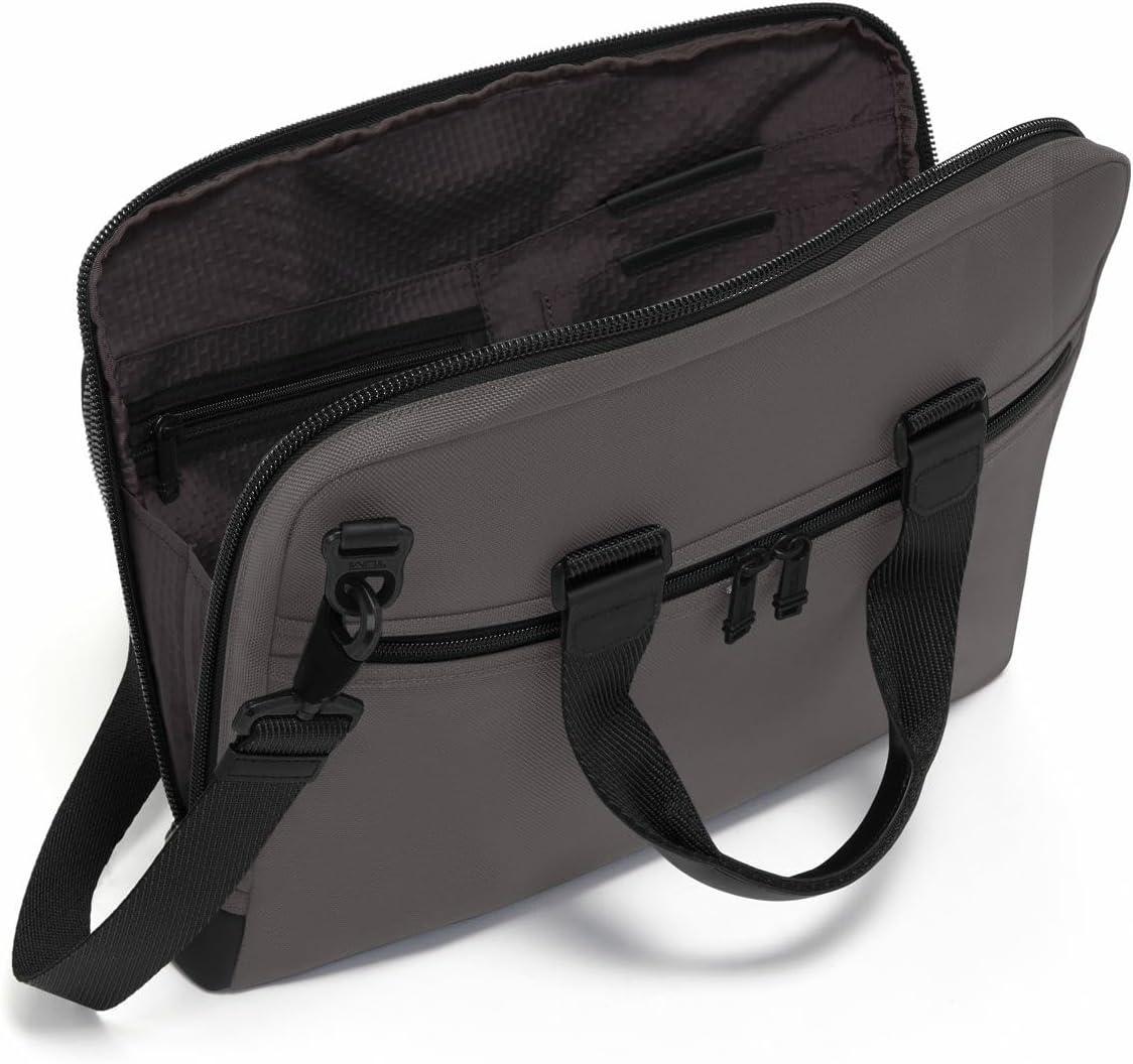 imageTUMI Alpha Bravo Academy Brief Compact Laptop Briefcase Travel Laptop Bag 118 X 155 X 20 For 15 LaptopCharcoal