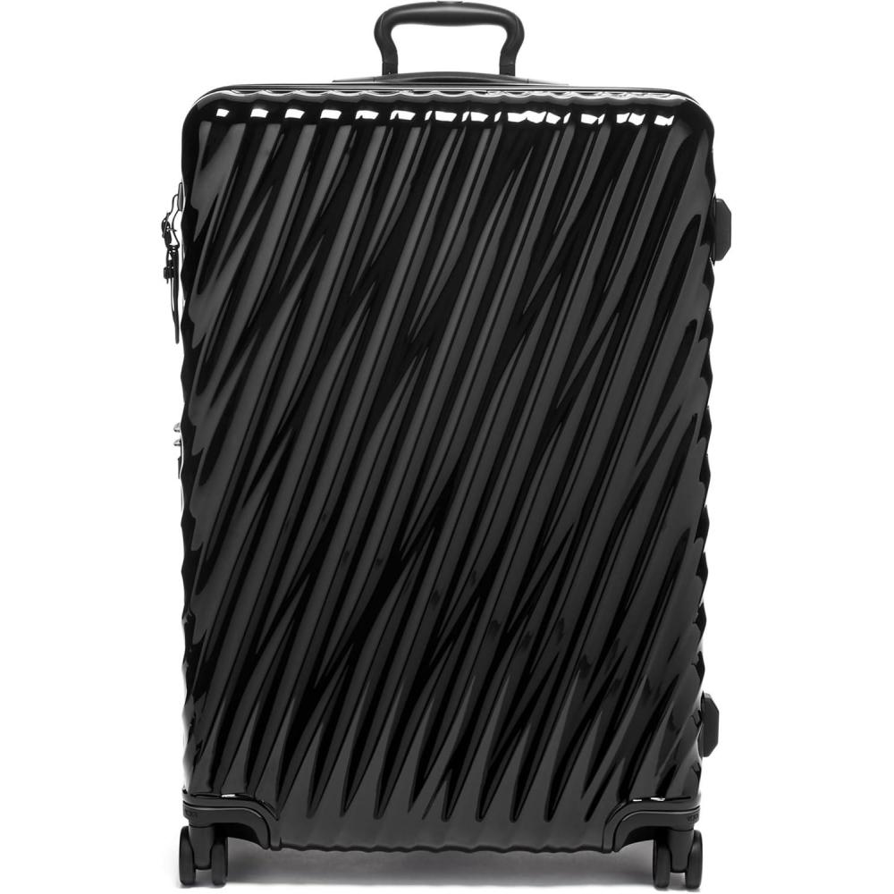 imageTUMI  19 Degree Extended Trip Expandable 4 Wheel Packing Case  Durable Hard Shell Zipper Expansion Checked Bag  Suitcase  NavyBlack