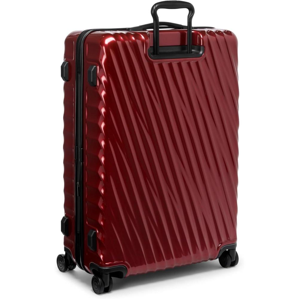 imageTUMI  19 Degree Extended Trip Expandable 4 Wheel Packing Case  Durable Hard Shell Zipper Expansion Checked Bag  Suitcase  NavyIridescent Spice