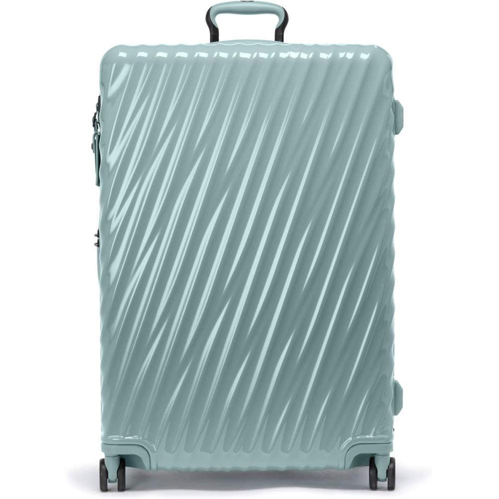 imageTUMI  19 Degree Extended Trip Expandable 4 Wheel Packing Case  Durable Hard Shell Zipper Expansion Checked Bag  Suitcase  NavyTHYME