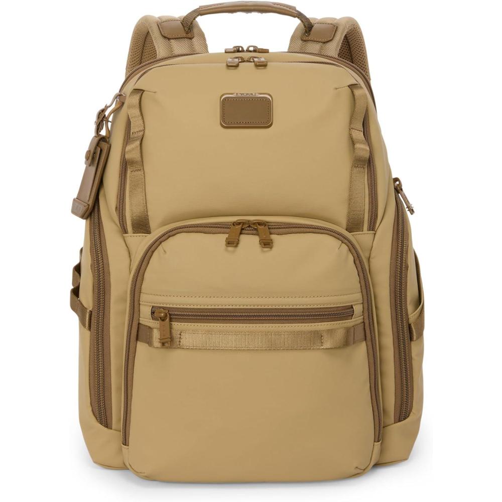 imageTUMI  Alpha Bravo Search Backpack  Laptop Backpack for Men amp Women  Backpack for Work amp Travel  170 X 140 X 83  Black LeatherKhaki