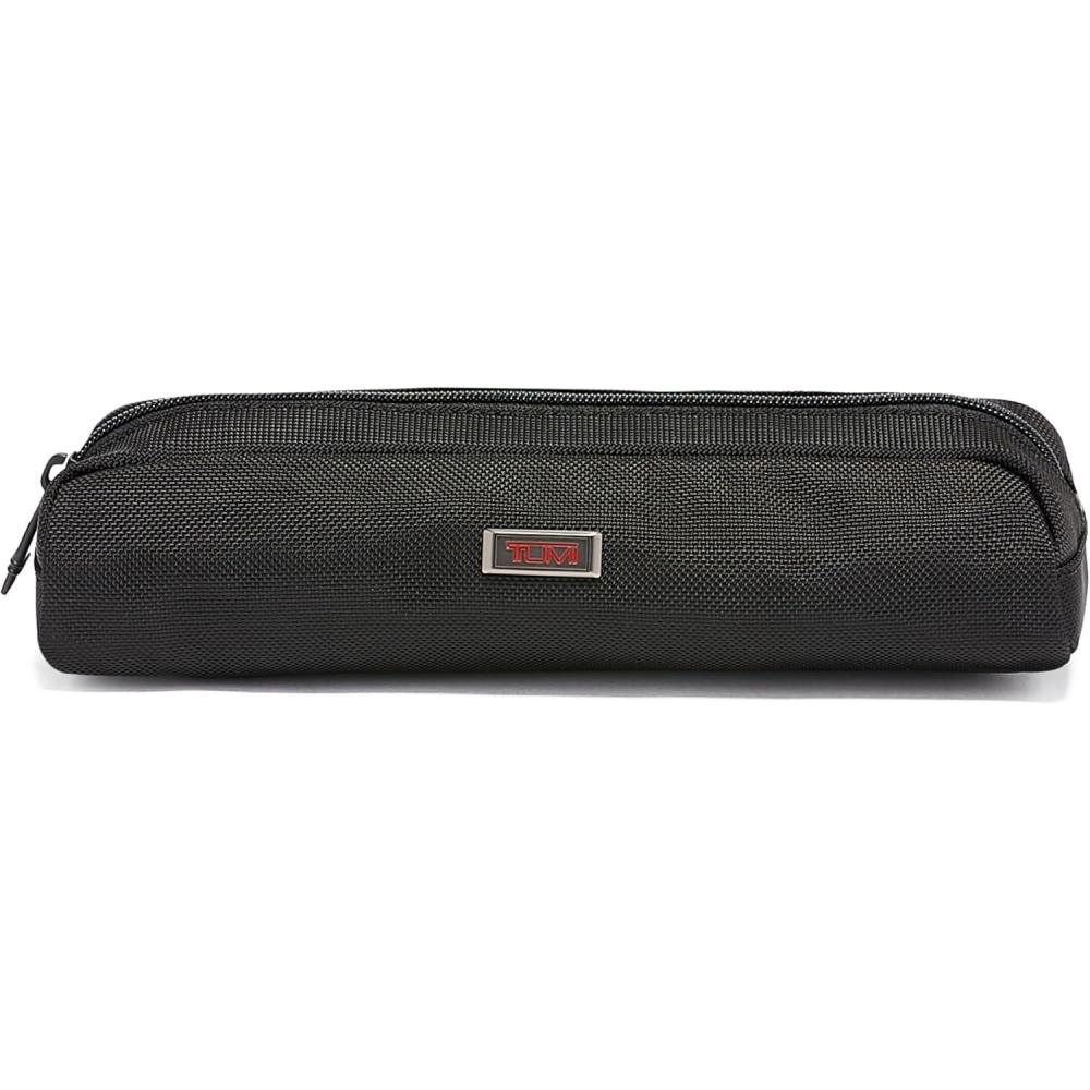 imageTUMI  Alpha Electronic Cord Pouch  Slim Zip Entry Travel Tech and Cable Charger and Small Accessory Organizer  Black