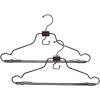 imageTUMI  2Piece Hangers Set  Travel Clothes Hanger for Suit Coat amp Trousers  Space Saving Garment Bag Hangers w Hooks  BlackBlack