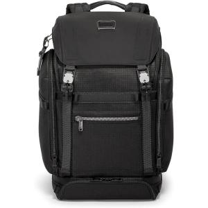 TUMI – Alpha Bravo Expedition Flap Backpack – Large Carry On Backpack – 21.0″ X 12.5″ X 7.5″ – Fits up to 17″ Laptop – Black(Black)