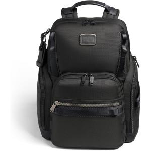 TUMI – Alpha Bravo Search Backpack – Laptop Backpack for Men & Women – Backpack for Work & Travel – 17.0″ X 14.0″ X 8.3″ – Black Leather(Black)