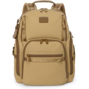 TUMI – Alpha Bravo Search Backpack – Laptop Backpack for Men & Women – Backpack for Work & Travel – 17.0″ X 14.0″ X 8.3″ – Black Leather(Khaki)