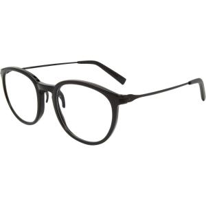 TUMI – VTU801 Unisex Reading Glasses – Blue Light Blocking Eyeglasses for Men & Women – Stylish Round Shape Eyewear – 15mm – Black