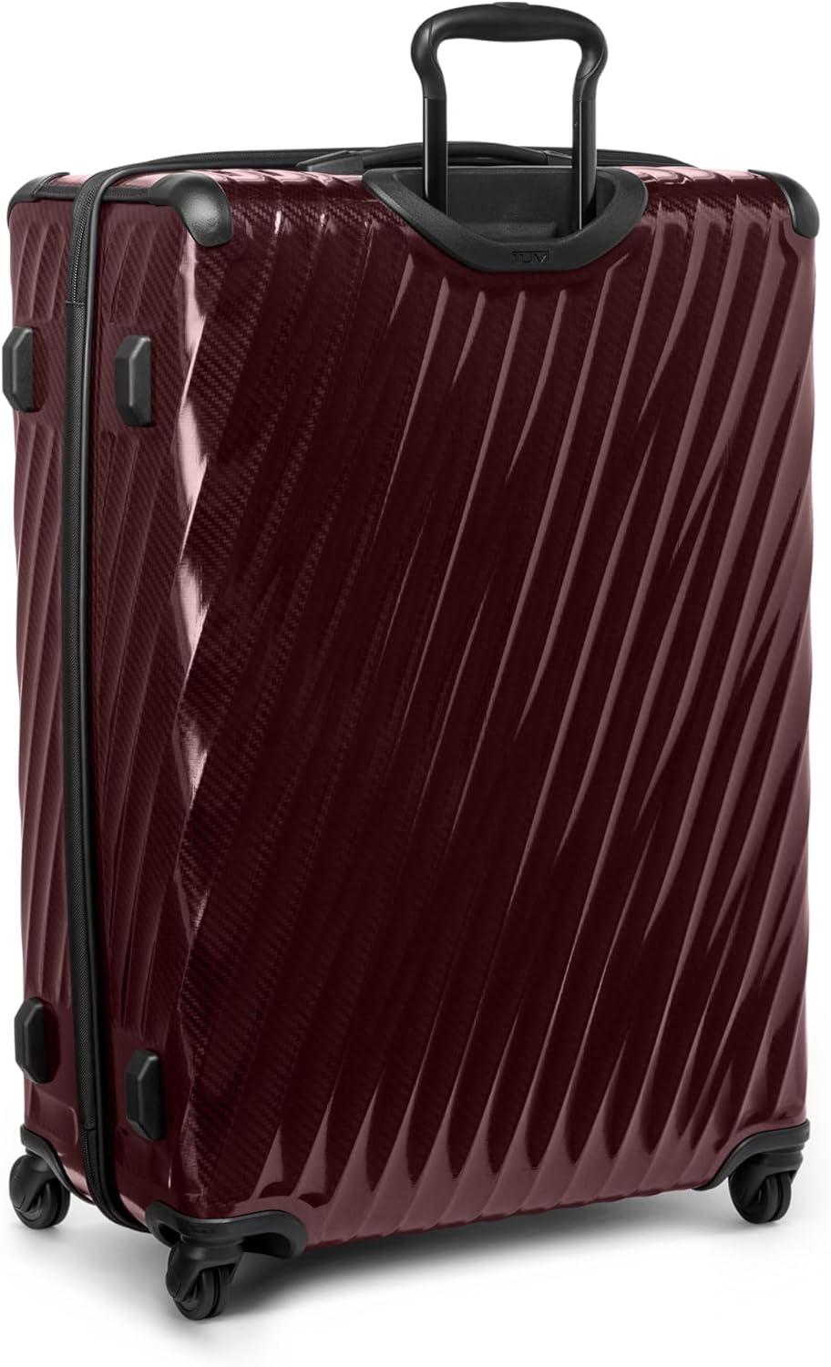 imageTUMI 19 Degree Lite 4 Wheel Luggage Lightweight and Highly Durable Modern Contour Hard Shell Mens and Womens Suitcase 30 Extended Trip Packing Case Washed YellowWine