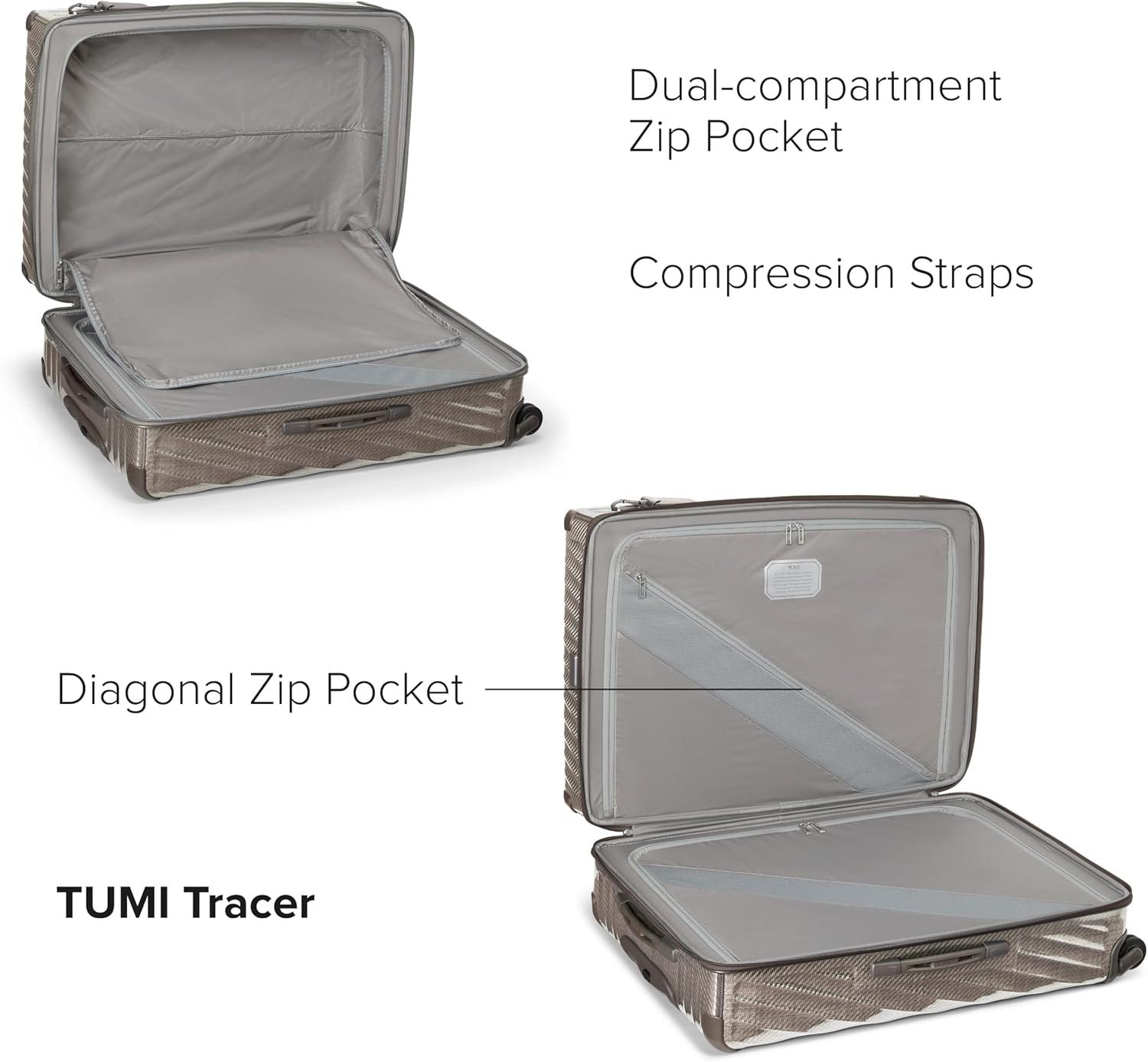 imageTUMI 19 Degree Lite 4 Wheel Luggage Lightweight and Highly Durable Modern Contour Hard Shell Mens and Womens Suitcase 30 Extended Trip Packing Case Washed YellowTitanium Grey