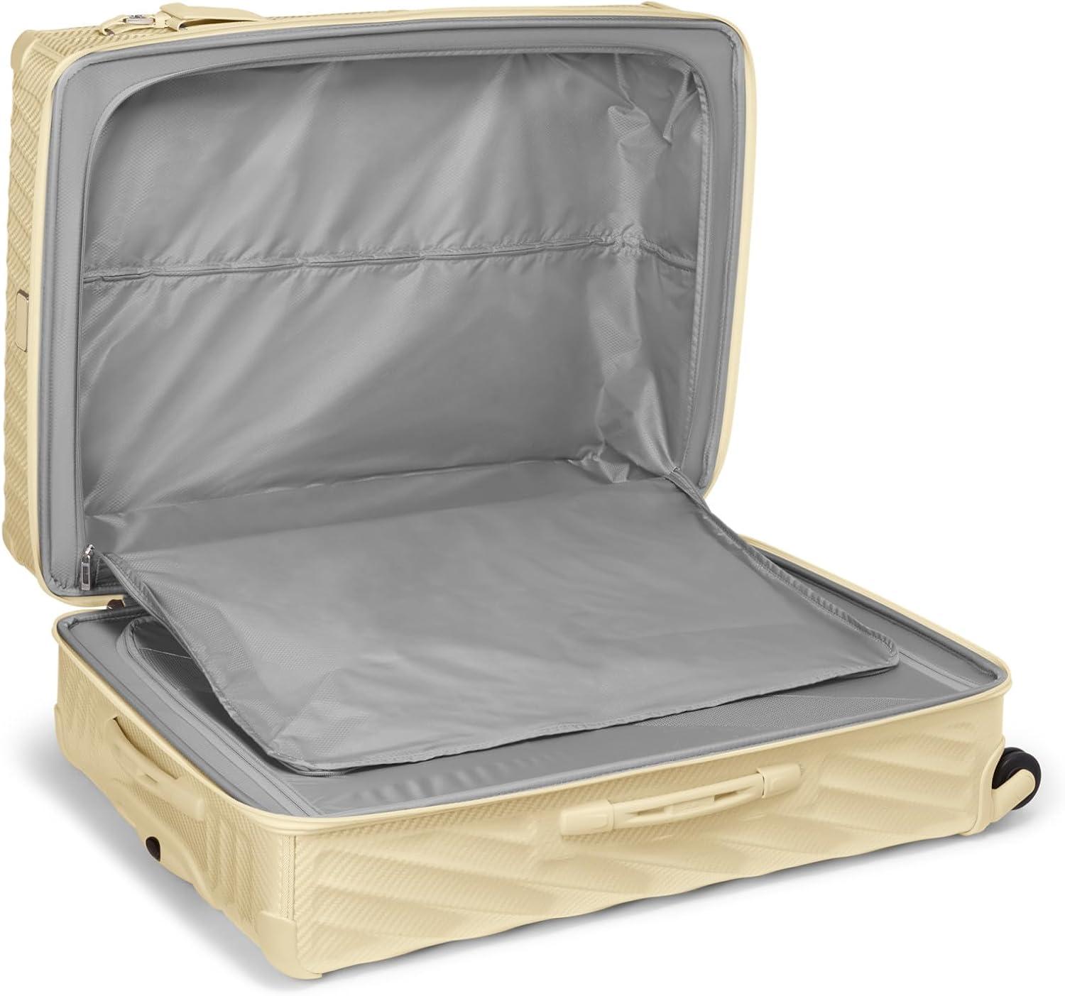 imageTUMI 19 Degree Lite 4 Wheel Luggage Lightweight and Highly Durable Modern Contour Hard Shell Mens and Womens Suitcase 30 Extended Trip Packing Case Washed YellowWASHED YELLOW