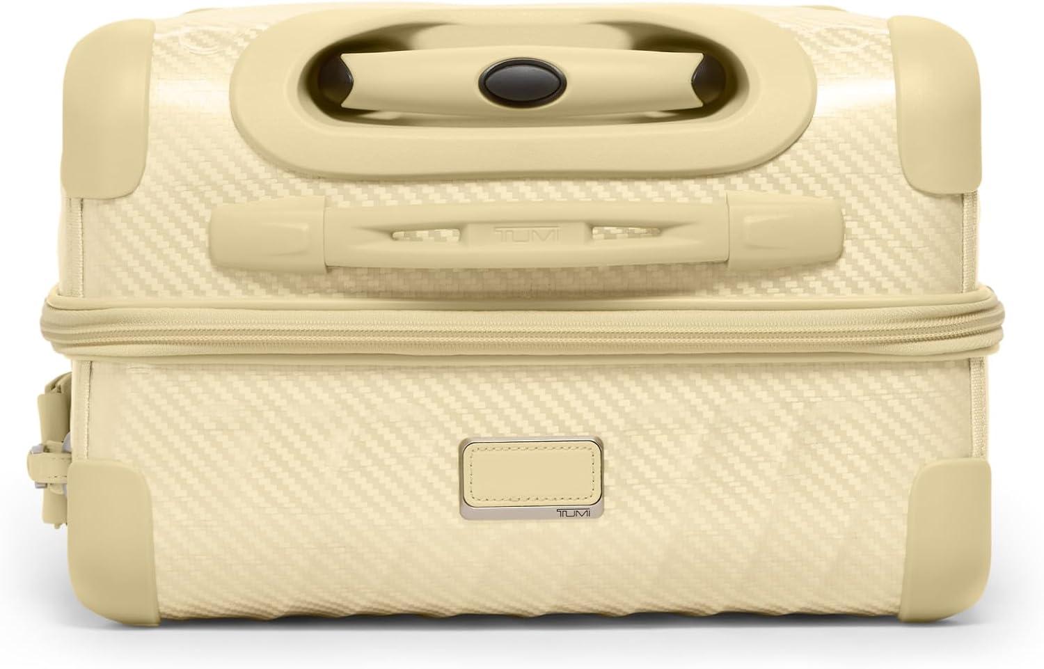 imageTUMI 19 Degree Lite 4 Wheel Luggage Lightweight and Highly Durable Modern Contour Hard Shell Mens and Womens Suitcase 30 Extended Trip Packing Case Washed YellowWASHED YELLOW