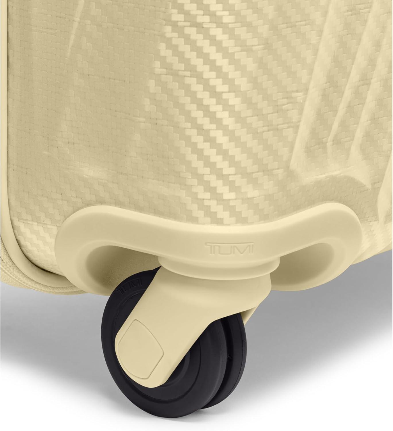 imageTUMI 19 Degree Lite 4 Wheel Luggage Lightweight and Highly Durable Modern Contour Hard Shell Mens and Womens Suitcase 30 Extended Trip Packing Case Washed YellowWASHED YELLOW