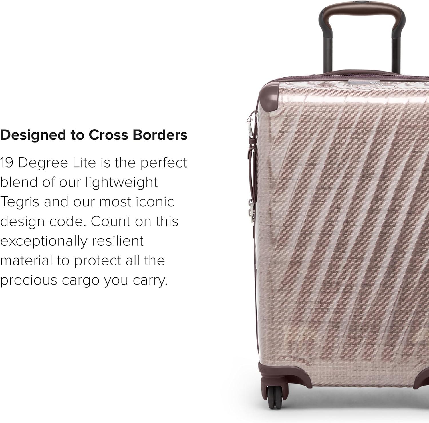 imageTUMI 19 Degree Lite 4 Wheel Luggage Lightweight and Highly Durable Modern Contour Hard Shell Mens and Womens Suitcase 30 Extended Trip Packing Case Washed YellowBlush