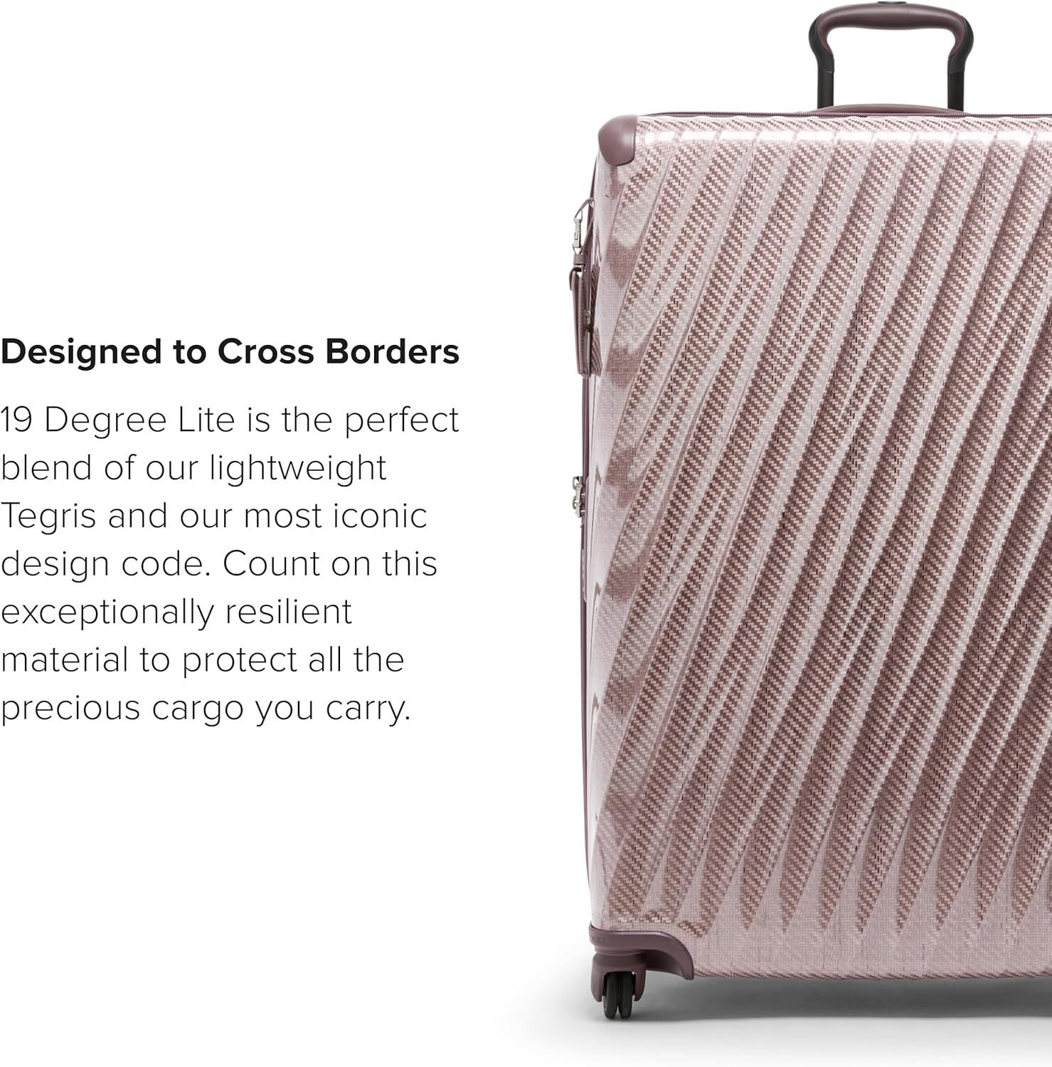 imageTUMI 19 Degree Lite 4 Wheel Luggage Lightweight and Highly Durable Modern Contour Hard Shell Mens and Womens Suitcase 30 Extended Trip Packing Case Washed YellowBlush