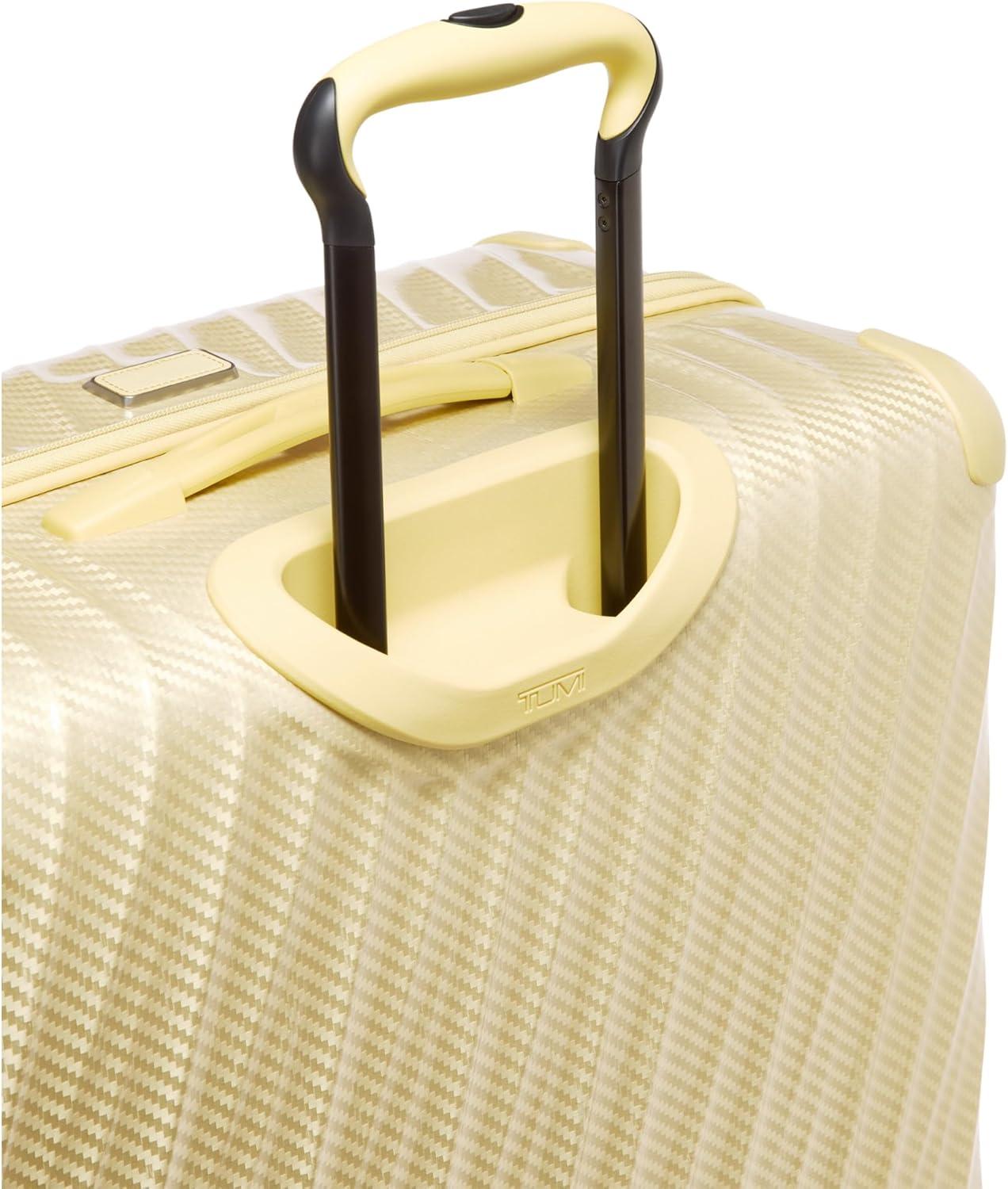 imageTUMI 19 Degree Lite 4 Wheel Luggage Lightweight and Highly Durable Modern Contour Hard Shell Mens and Womens Suitcase 30 Extended Trip Packing Case Washed YellowWASHED YELLOW