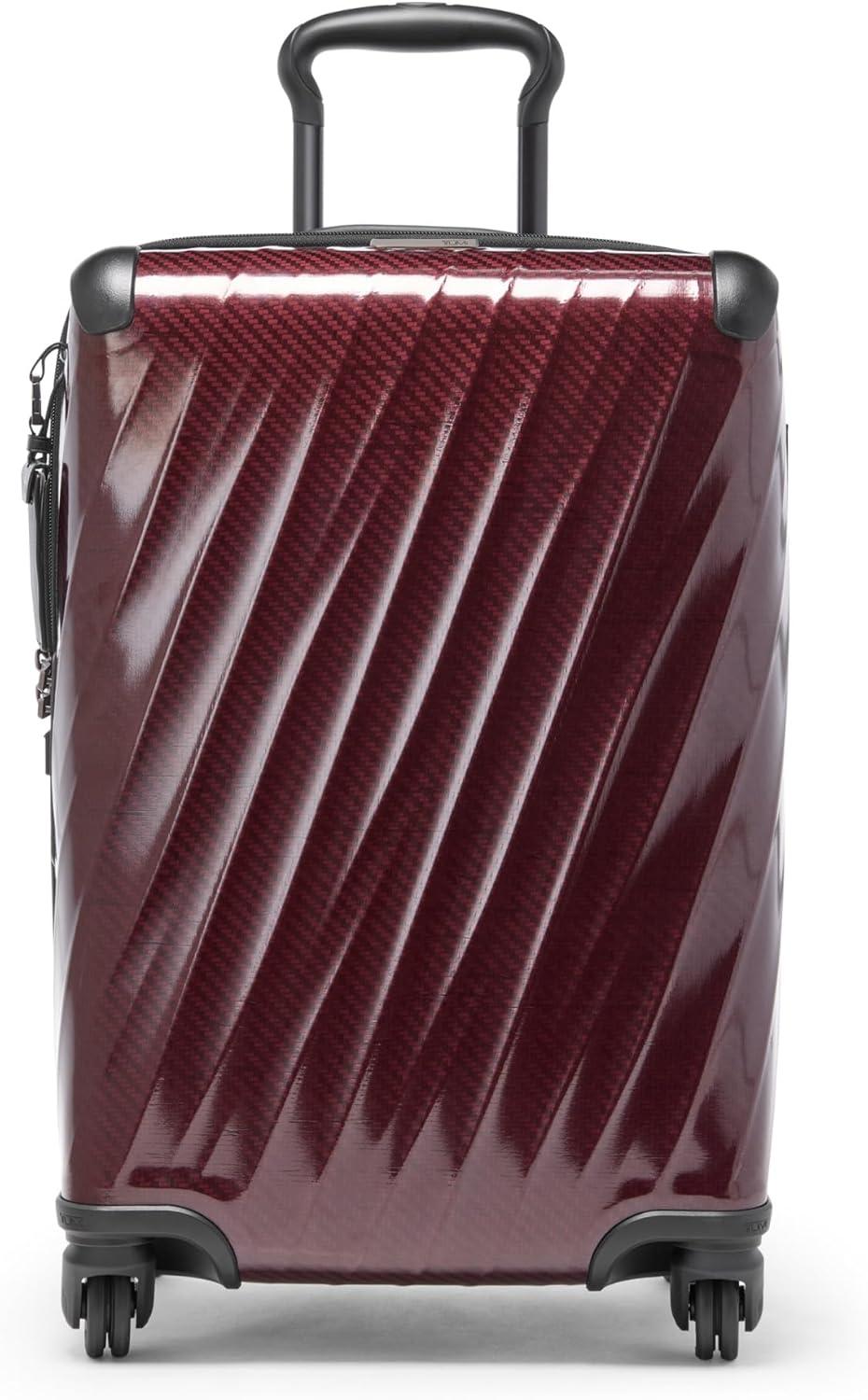 imageTUMI 19 Degree Lite 4 Wheel Luggage Lightweight and Highly Durable Modern Contour Hard Shell Mens and Womens Suitcase 30 Extended Trip Packing Case Washed YellowWine