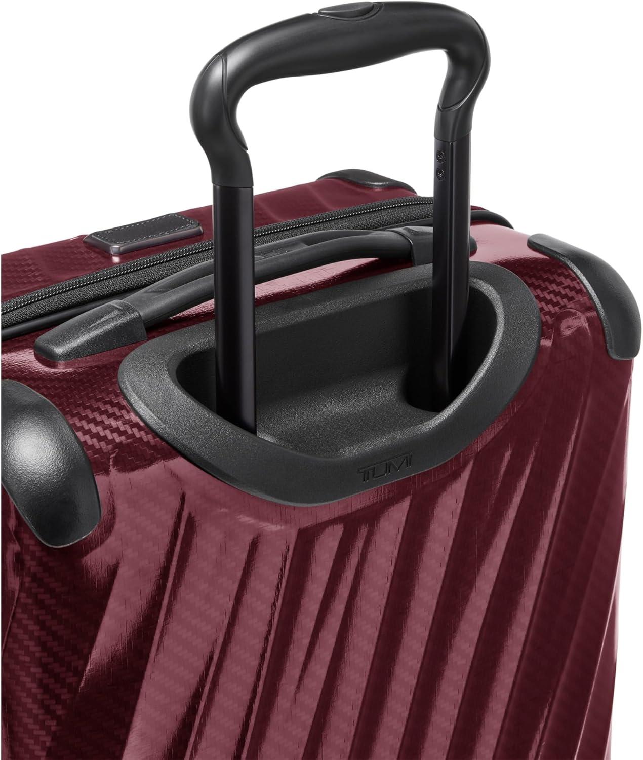 imageTUMI 19 Degree Lite 4 Wheel Luggage Lightweight and Highly Durable Modern Contour Hard Shell Mens and Womens Suitcase 30 Extended Trip Packing Case Washed YellowWine