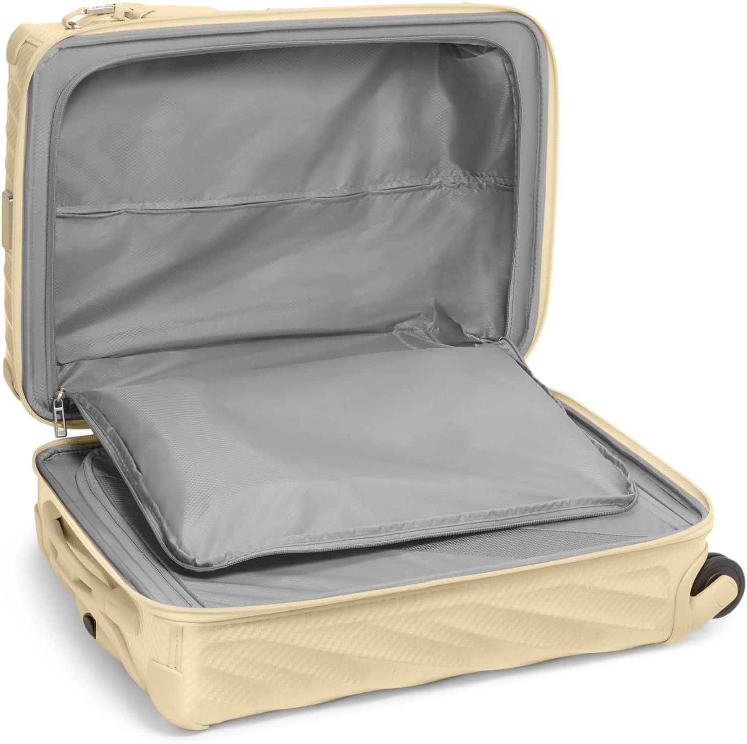 imageTUMI 19 Degree Lite 4 Wheel Luggage Lightweight and Highly Durable Modern Contour Hard Shell Mens and Womens Suitcase 30 Extended Trip Packing Case Washed YellowWASHED YELLOW