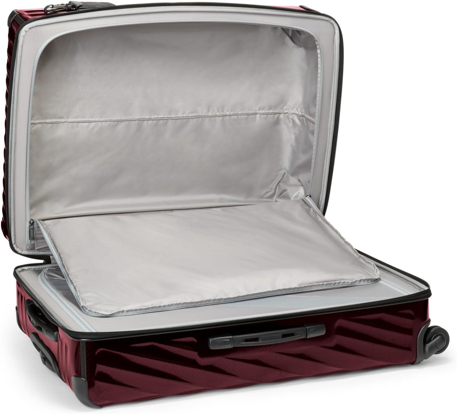 imageTUMI 19 Degree Lite 4 Wheel Luggage Lightweight and Highly Durable Modern Contour Hard Shell Mens and Womens Suitcase 30 Extended Trip Packing Case Washed YellowWine