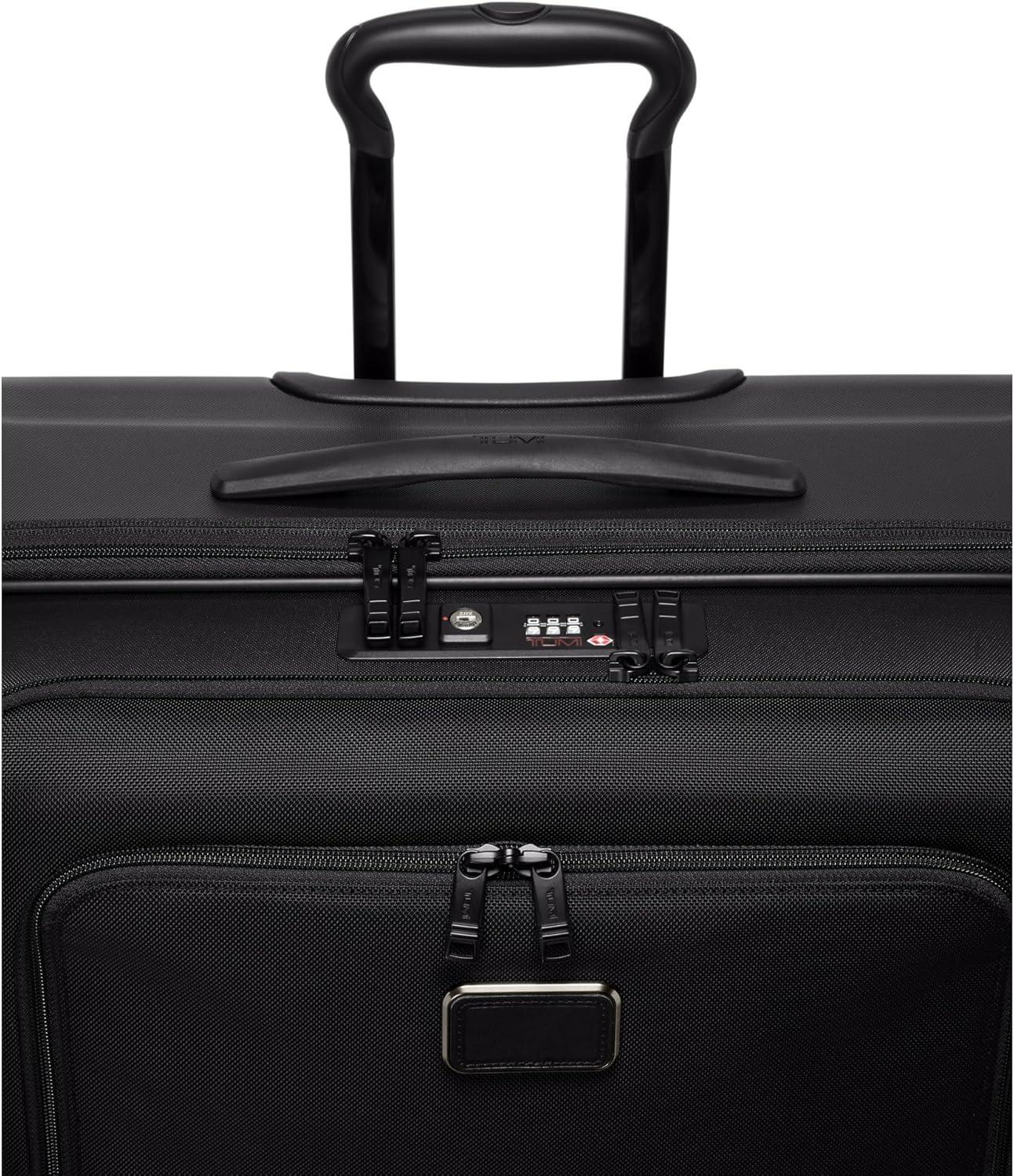 imageTUMI Alpha Extended Trip Expandable 4Wheeled Packing Case Hybrid Softside and Hardside Checked Bag BlackBLACK