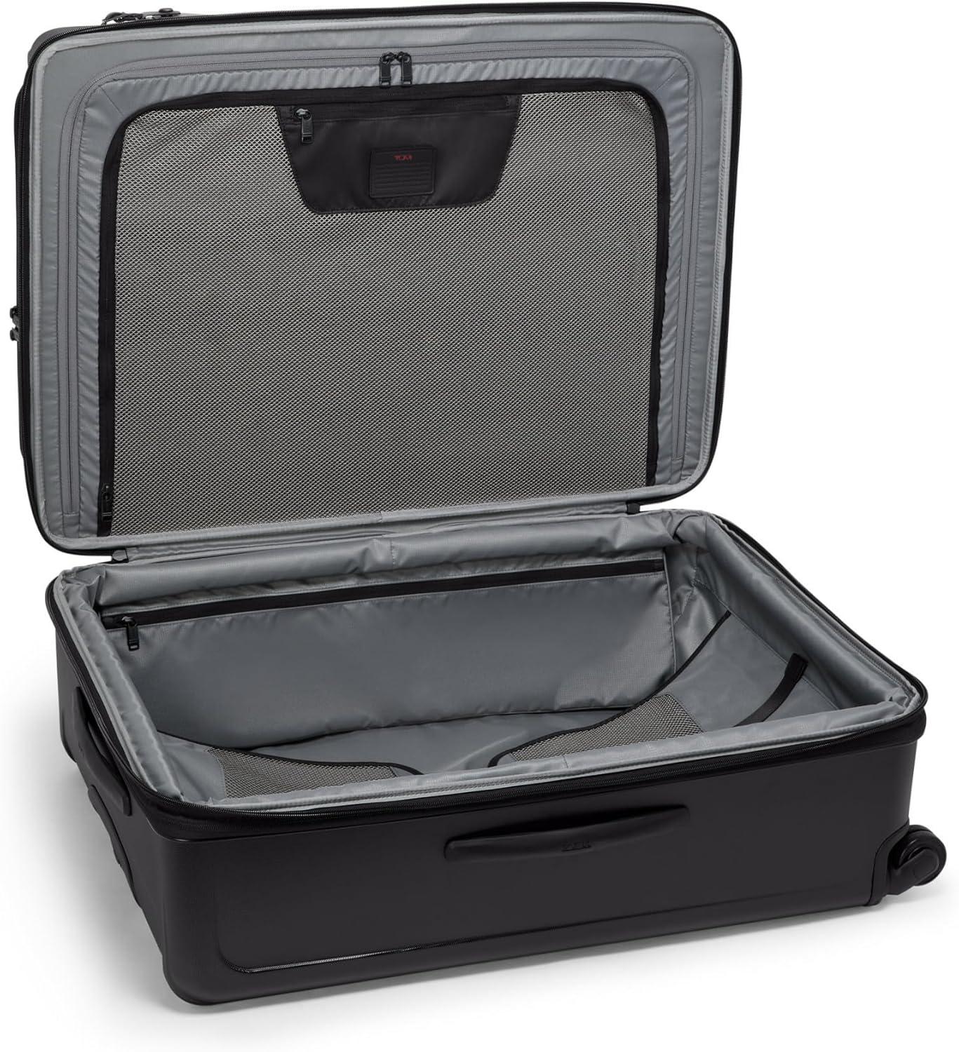 imageTUMI Alpha Extended Trip Expandable 4Wheeled Packing Case Hybrid Softside and Hardside Checked Bag BlackBLACK