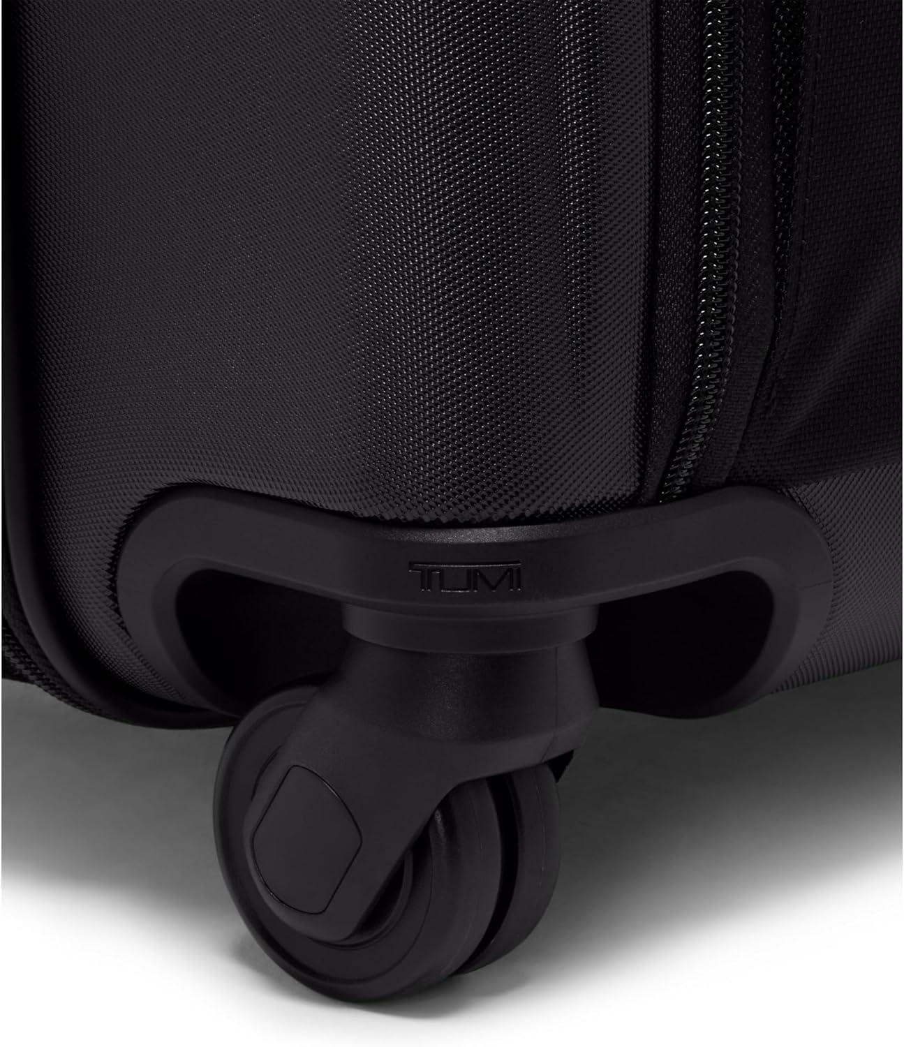 imageTUMI Alpha Extended Trip Expandable 4Wheeled Packing Case Hybrid Softside and Hardside Checked Bag BlackBLACK