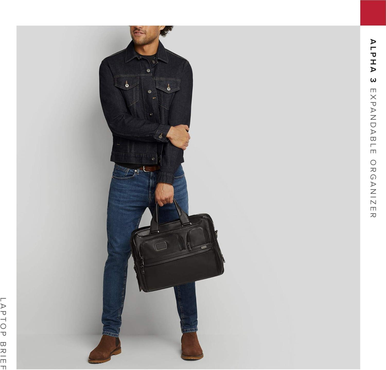 imageTUMI Mens ContemporaryBlack Leather