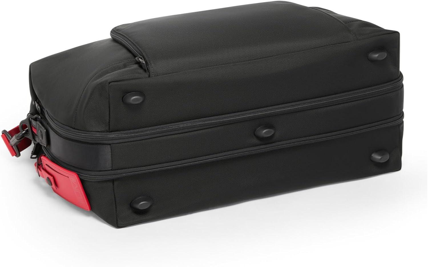 imageTumi Mens Double Expansion Satchel BlackRed One Size