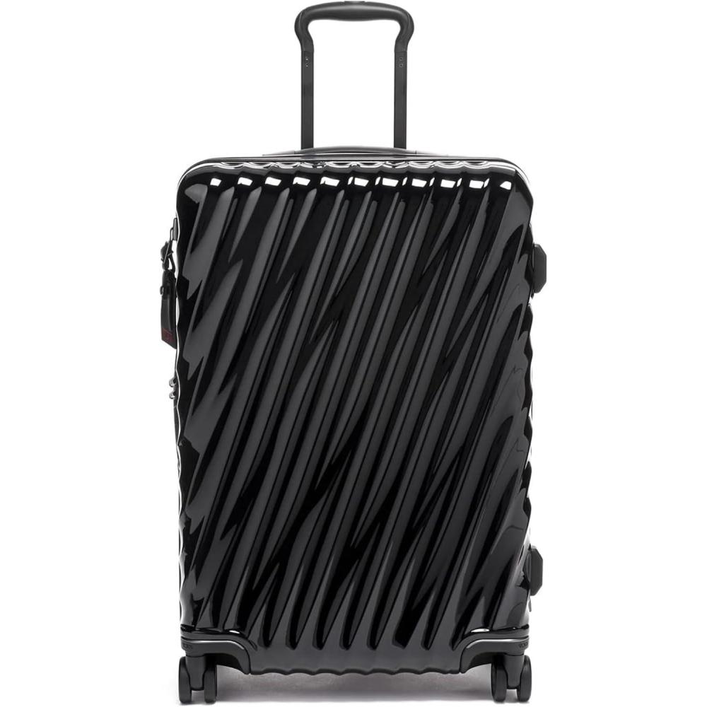 imageTUMI  19 Degree Medium Checked Luggage 4 Wheeled Packing Case  Hard Shell Suitcase  260 X 175 X 100  NavyBlack
