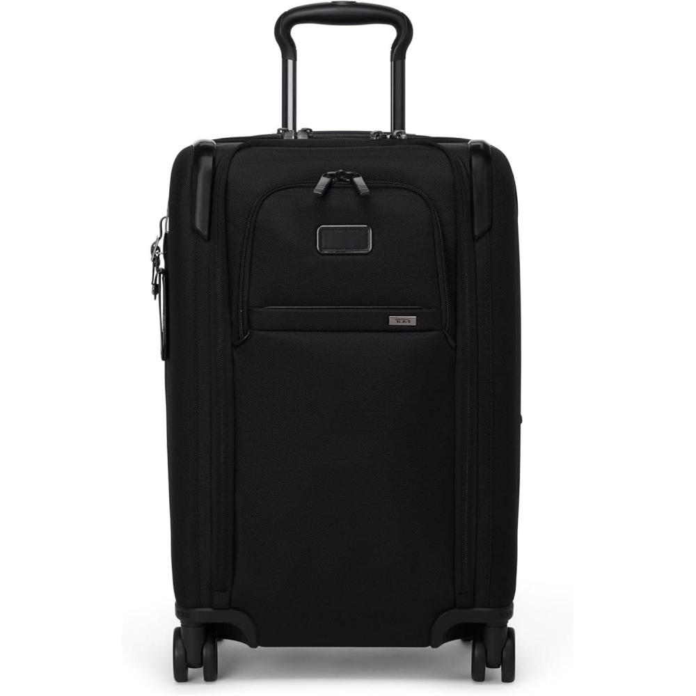 imageTUMI  Alpha Dual Access Expandable 4Wheeled CarryOn Luggage  Zipper Expansion Durable Ballistic Nylon Lightweight Suitcase with TSA Lock  BlackBlack