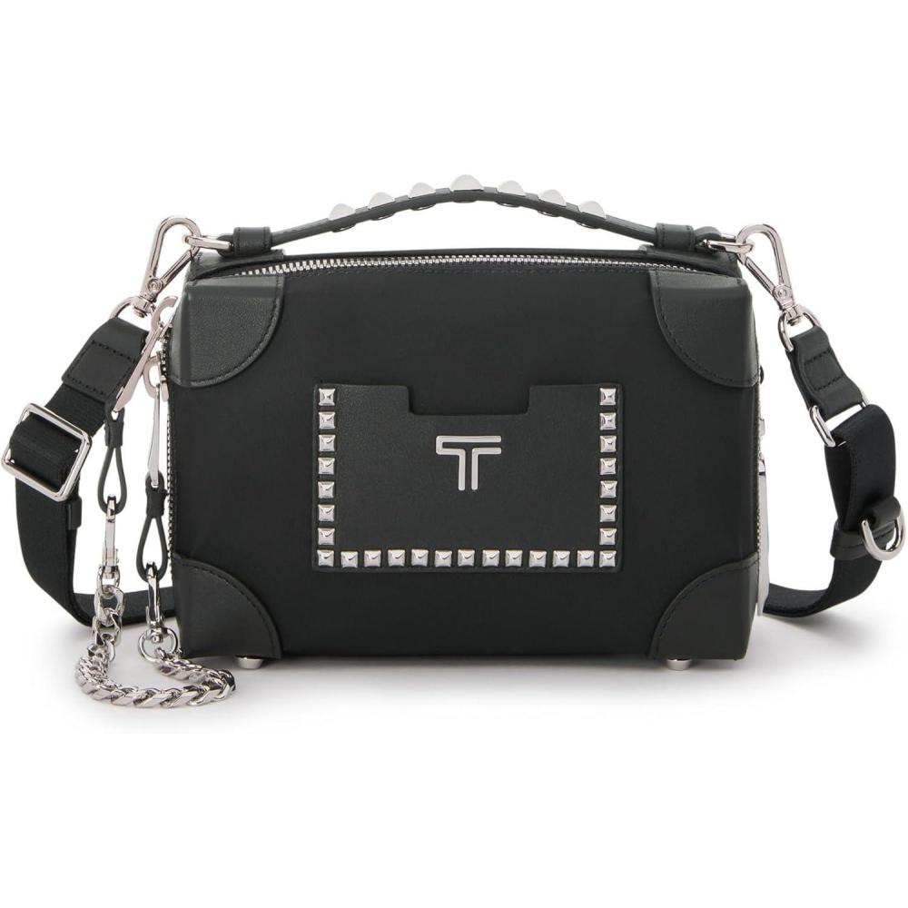 imageTUMI womens Small Soft Trunk CrossbodyBlack Studded