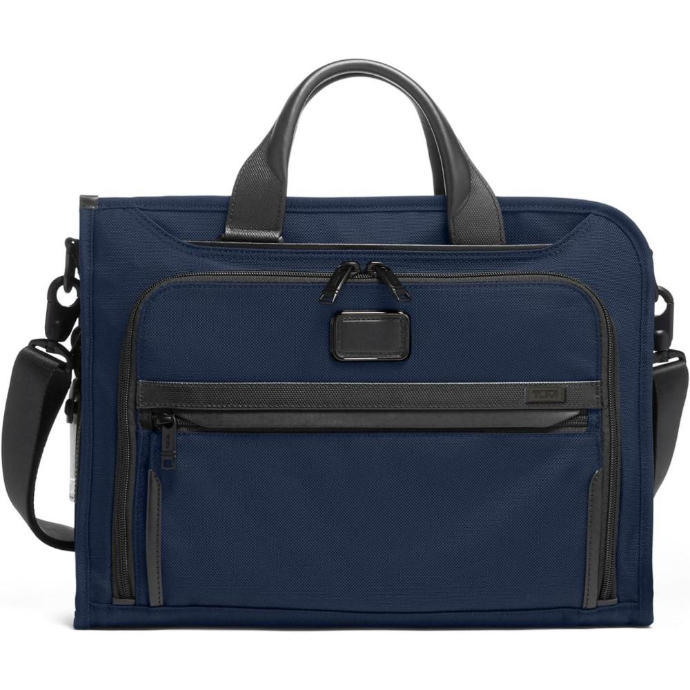 imageTumi 02603110 Mens Slim Deluxe Portfolio Official Product Navy navy One SizeNavy