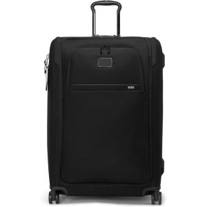 TUMI – Alpha Large Dual Access Expandable 4-Wheeled Checked Luggage – Zipper Expansion, Large Capacity Suitcase – TSA Lock(Black)