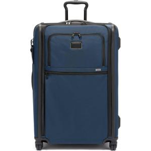 TUMI – Alpha Large Dual Access Expandable 4-Wheeled Checked Luggage – Zipper Expansion, Large Capacity Suitcase – TSA Lock(Navy)