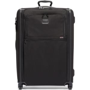 TUMI – Alpha X-Large Dual Access Expandable 4-Wheeled Checked Luggage – Zipper Expansion, Durable Ballistic Nylon, Extra Large Capacity Suitcase with TSA Lock – Dark Black(Dark Black)