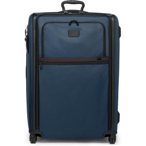 TUMI – Alpha X-Large Dual Access Expandable 4-Wheeled Checked Luggage – Zipper Expansion, Durable Ballistic Nylon, Extra Large Capacity Suitcase with TSA Lock – Dark Black(Navy)