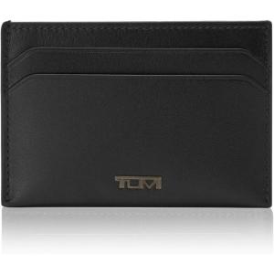 TUMI – Nassau Slim Card Case – Men’s Premium Leather Wallet – Burnished Wine(Black Smooth)