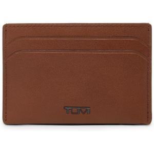 TUMI – Nassau Slim Card Case – Men’s Premium Leather Wallet – Burnished Wine(Cognac)