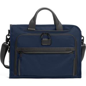 Tumi 02603110 Men’s Slim Deluxe Portfolio, Official Product, Navy, navy, One Size(Navy)