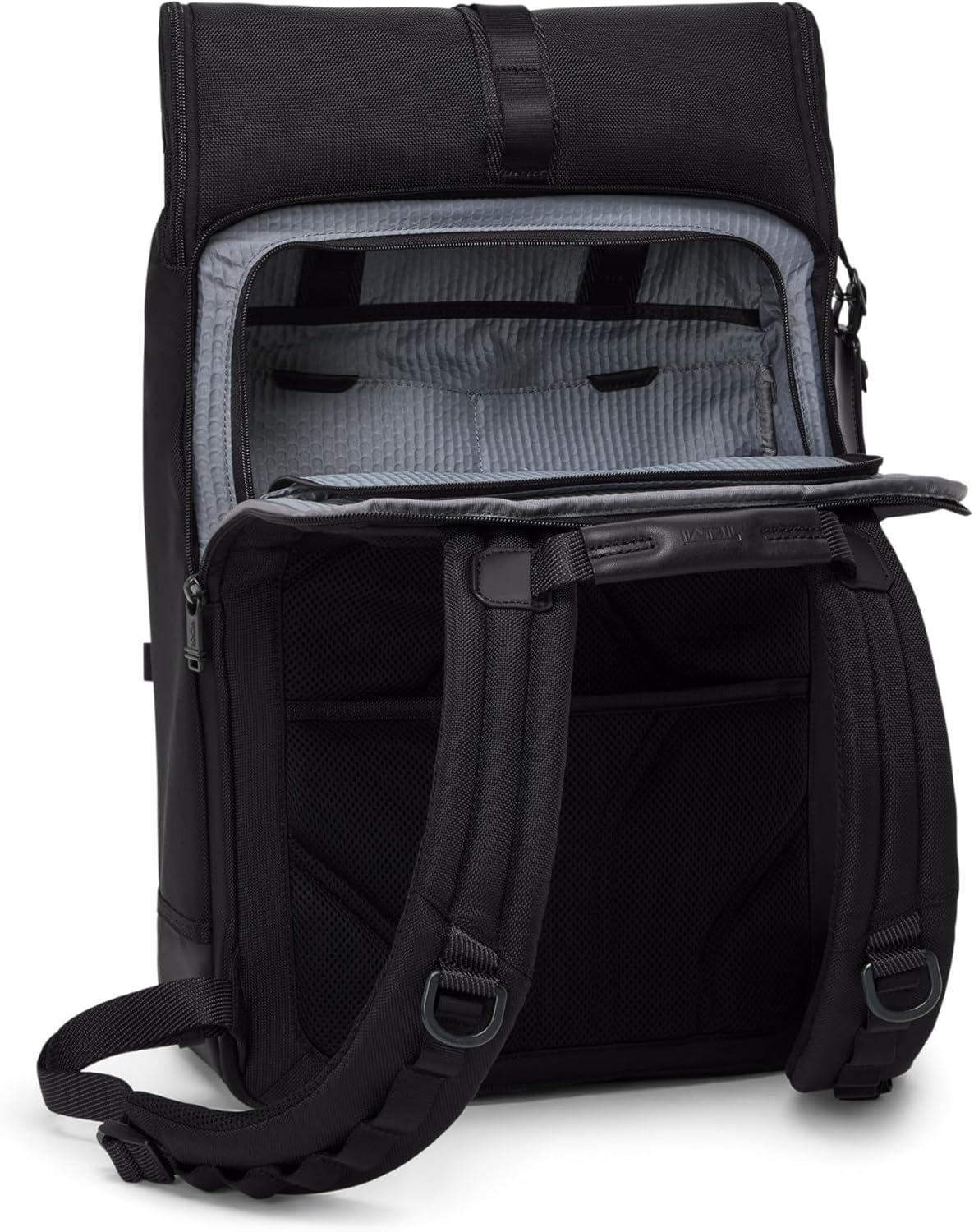 imageTUMI Alpha Bravo Surveillance Backpack FrontFlap Design Everyday Travel and Commute Bag Fits Up to 15 Laptop 170 X 130 X 675 BlackBlack
