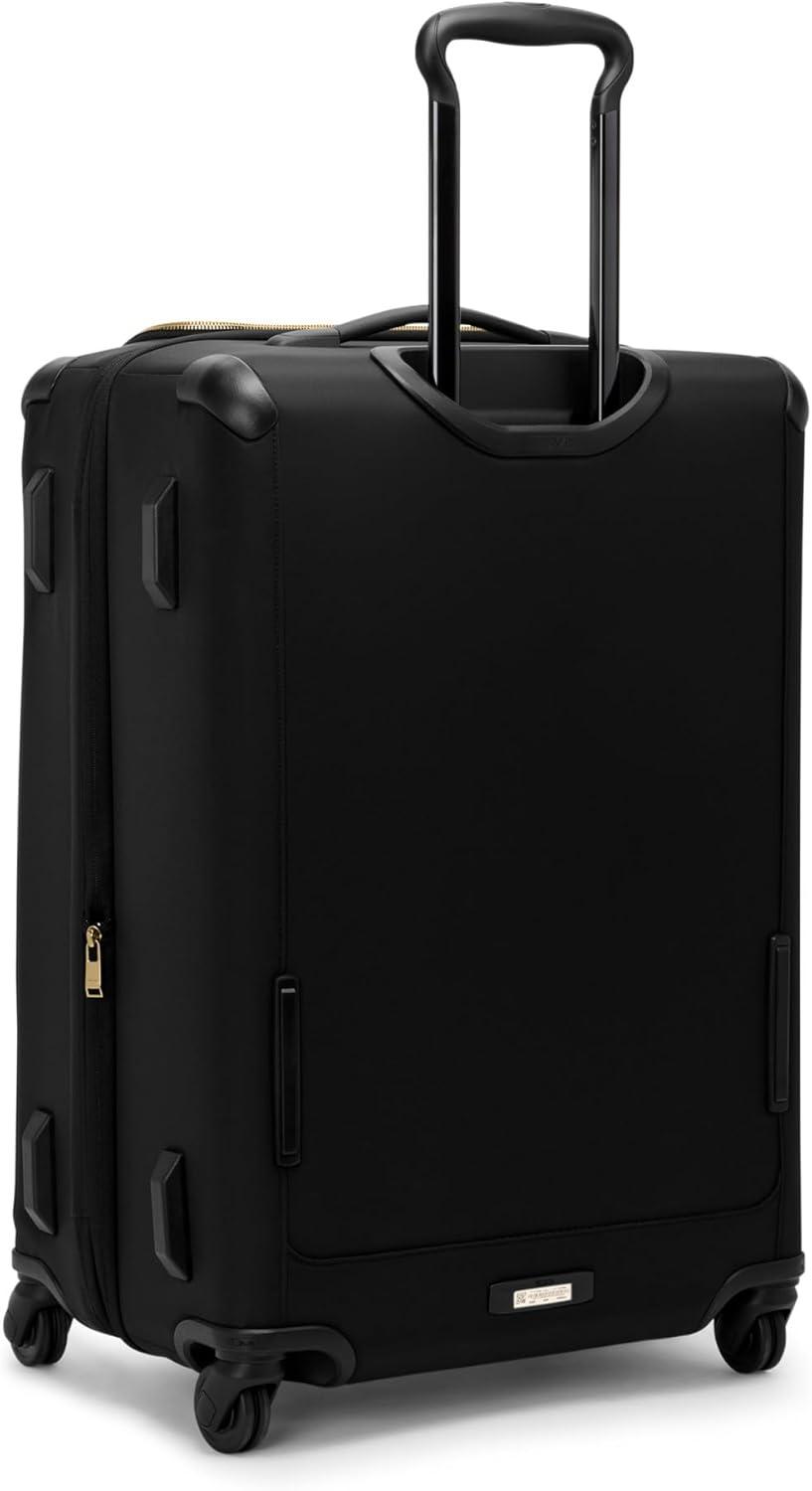 imageTUMI Voyageur Leger 4 Wheeled Luggage Womens Lightweight and Spacious Sleek Silhouette Durable Premium Suitcase 29 Extended Trip Expandable Packing Case Black with Gold HardwareBLACKGOLD
