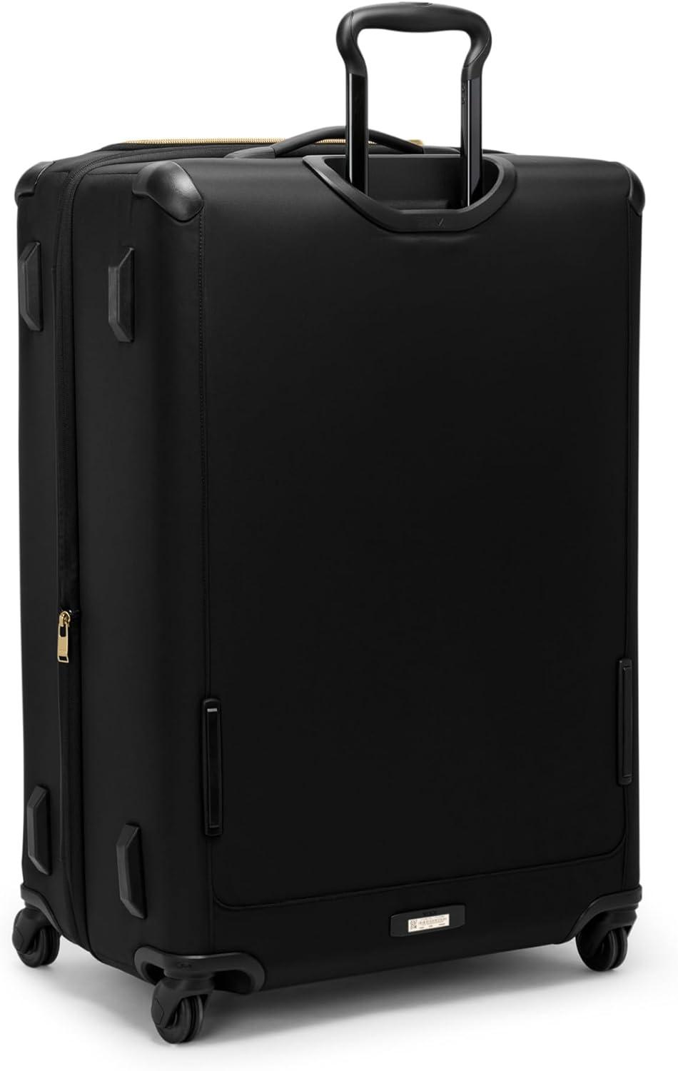 imageTUMI Voyageur Leger 4 Wheeled Luggage Womens Lightweight and Spacious Sleek Silhouette Durable Premium Suitcase 29 Extended Trip Expandable Packing Case Black with Gold HardwareBLACKGOLD