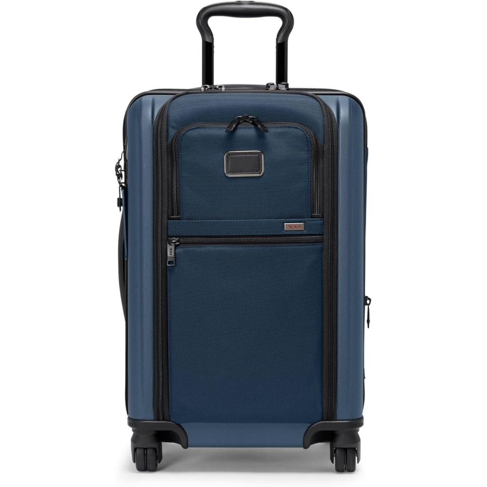 imageTUMI  Alpha Hybrid International Expandable 4 Wheeled Carry On  Zip Expansion Suitcase for Domestic amp International Travel  BlackNavy
