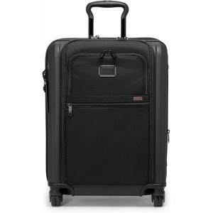 TUMI – Alpha Hybrid Continental Expandable 4 Wheeled Carry-On – Zip Expansion Suitcase for Extended Trips & Weekend Getaways – Black(Black)