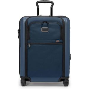 TUMI – Alpha Hybrid Continental Expandable 4 Wheeled Carry-On – Zip Expansion Suitcase for Extended Trips & Weekend Getaways – Black(Navy)