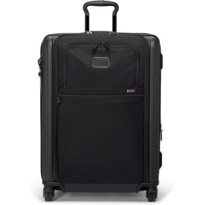 TUMI – Alpha Medium Trip Expandable 4-Wheeled Packing Case – Hybrid Softside and Hardside Checked Bag – Navy(Black)