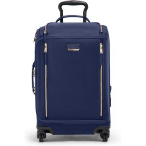 TUMI – Voyageur Leger 4 Wheeled Luggage – Women’s Lightweight and Spacious, Sleek Silhouette, Durable Premium Suitcase – 29″ Extended Trip Expandable Packing Case, Black with Gold Hardware(INDIGO/LIGHT GOLD)